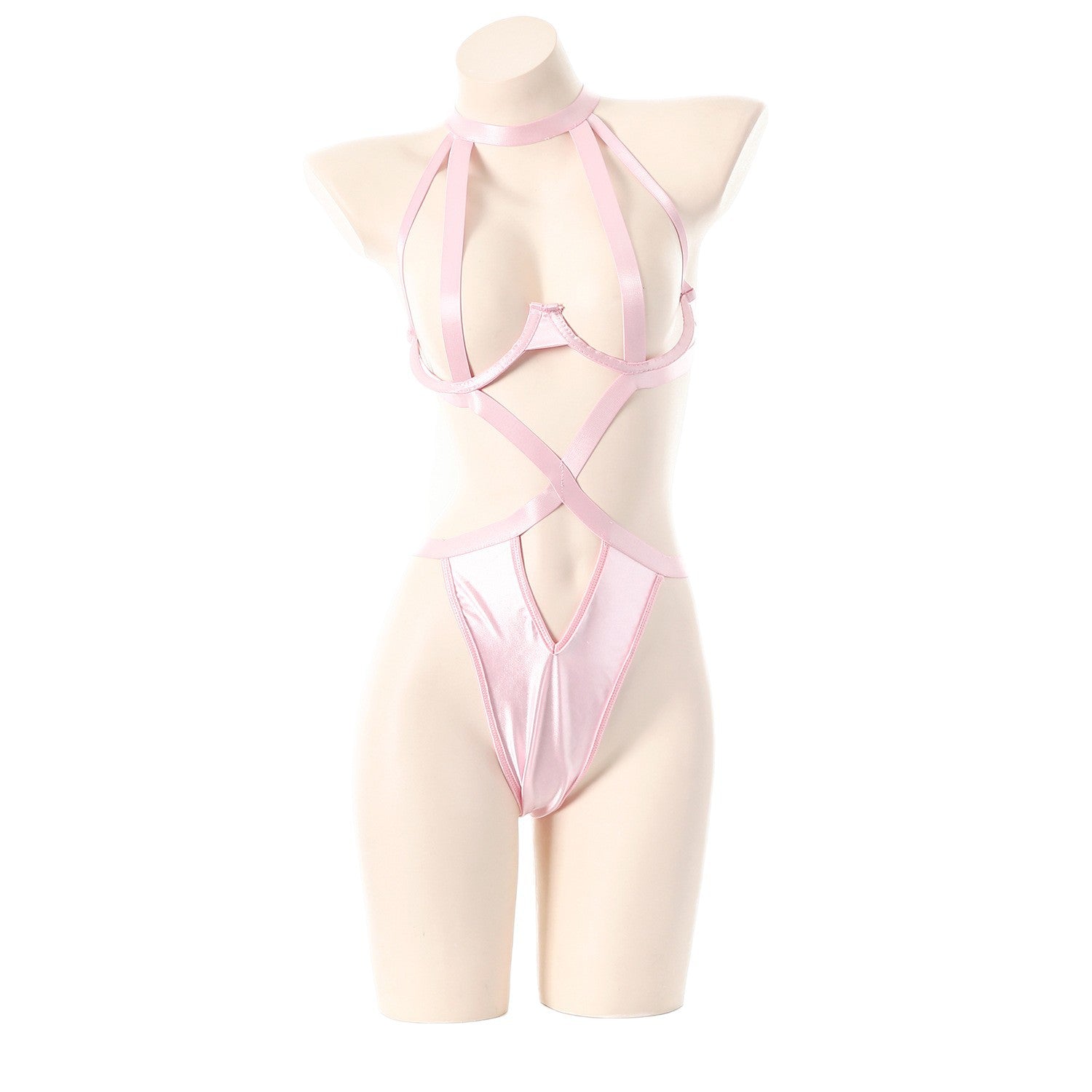 Image of European and American foreign trade strap-on bras, sexual interest, underwear, strap-ons, body wires, straps, cross-border sources